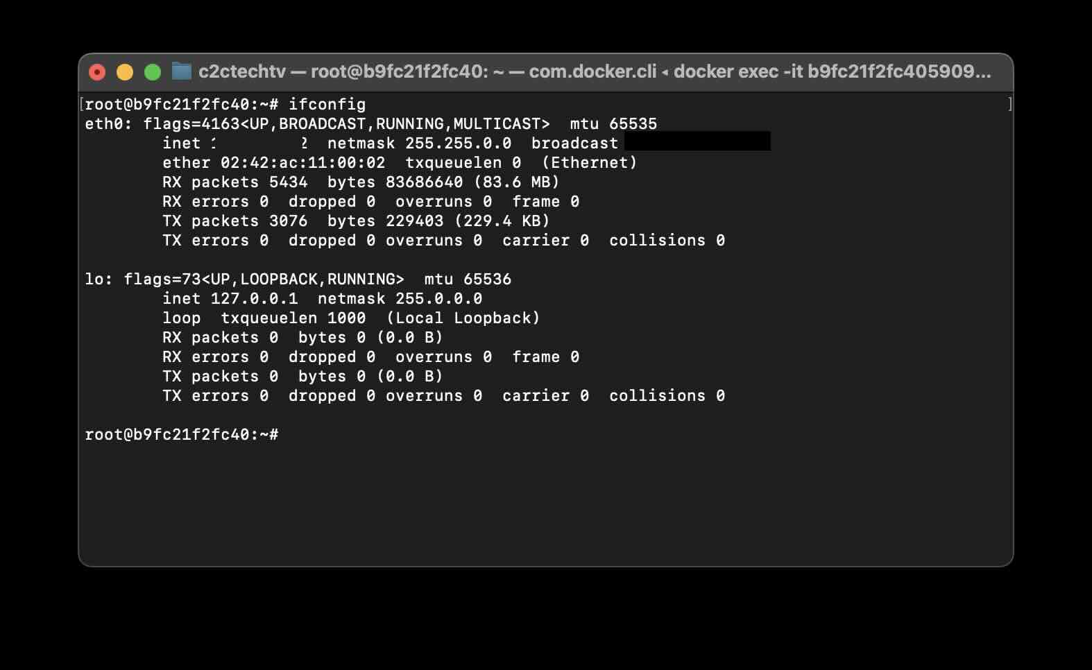 Fix bash ipconfig command not found on Linux Code2care